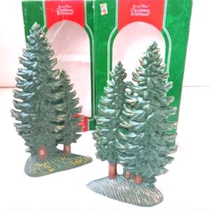 Vintage Santa's Best Christmas In Vermont Large Tree Set | EUC